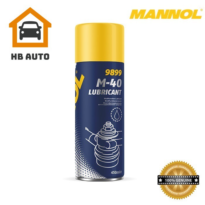 Dầu Bôi Trơn, Chống Gỉ, Bảo Vệ Kim Loại, Đa Năng MANNOL 9899 M-40 Lubricant (smart) 450ML Multifunction Lubricant