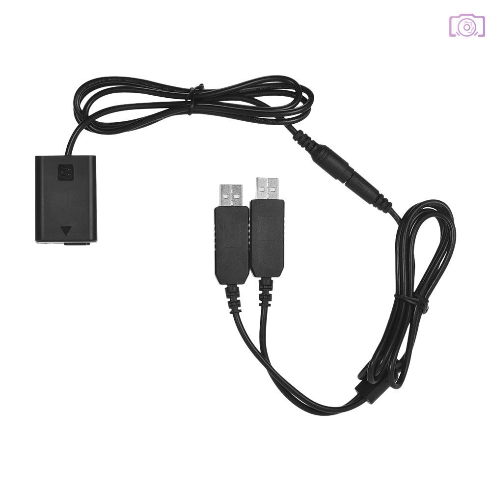 Bộ Sạc Usb Kép Cho Máy Ảnh Sony Nex-3 Series, Nex-5n / 5r / 5c / 5t Series, Nex-6 Series, Nex-7 Series, A5000, A6300, A63,dsc-rx10 Rx10 Ii