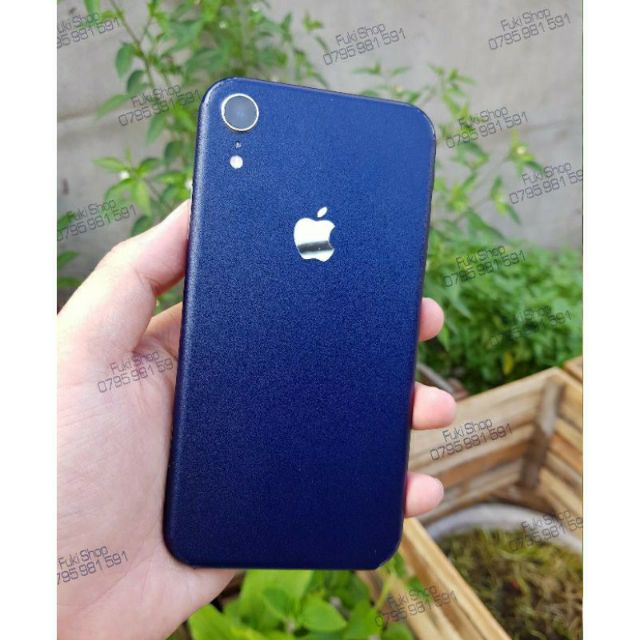 [IPHONE]Tấm Dán Skin FULL Viền Màu Cobalt Blue Matte 5 6 7 6plus 7plus 8plus X XS XR XSMAX 11 PRO MAX 12 PRO MAX