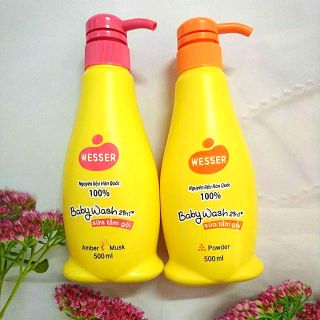 Sữa tắm gội bé Wesser babywash 2in1 (500ml)