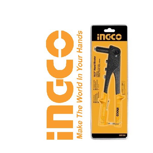 INGCO Kìm rút đinh nhôm đinh rivet 10.5inch Hand Riveter HR104