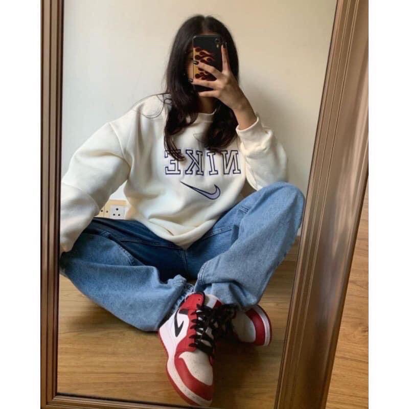 [Mã 12FASHIONSALE1 giảm 10K đơn 50K] [SIEU SALE] Sweater nỉ cotton tay bồng nhiều hình dày dặn (kèm ảnh thật) | BigBuy360 - bigbuy360.vn