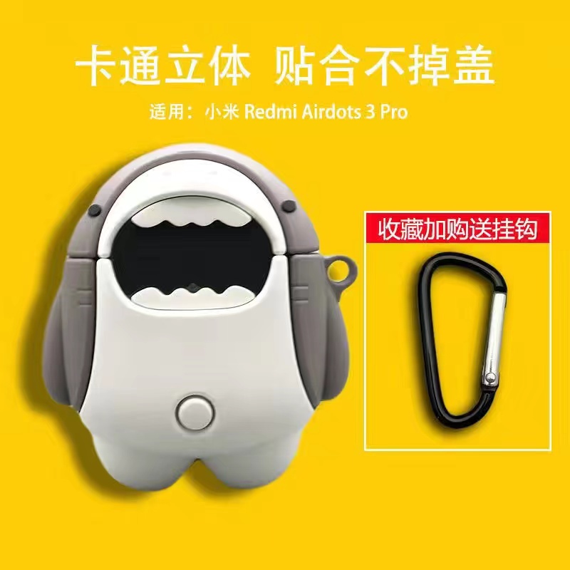 Hàng Có Sẵn! Vỏ Bảo Vệ Hộp Sạc Tai Nghe Redmi AirDots 3 Pro Mềm Hình Động Vật Hoạt Hình Dễ Thương Ốp