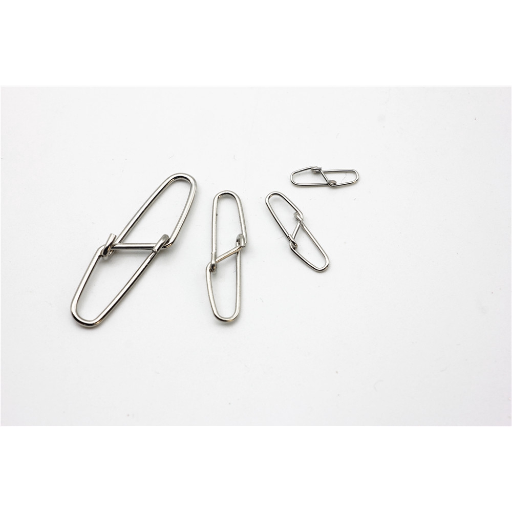 Set 50 khóa câu cá bằng thép không gỉ tiện dụng 0 # - 6 #