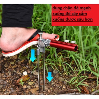 chân cắm chống cần Chống cần cắm đất