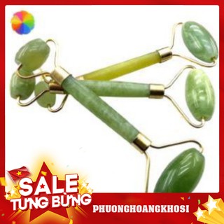 Cây lăn mặt 2 đầu mát xa mặt bằng đá