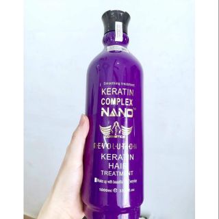 Phục hồi chuyên sâu Keratin nano 1000ml phục hồi tóc cháy, hư tổn nặng