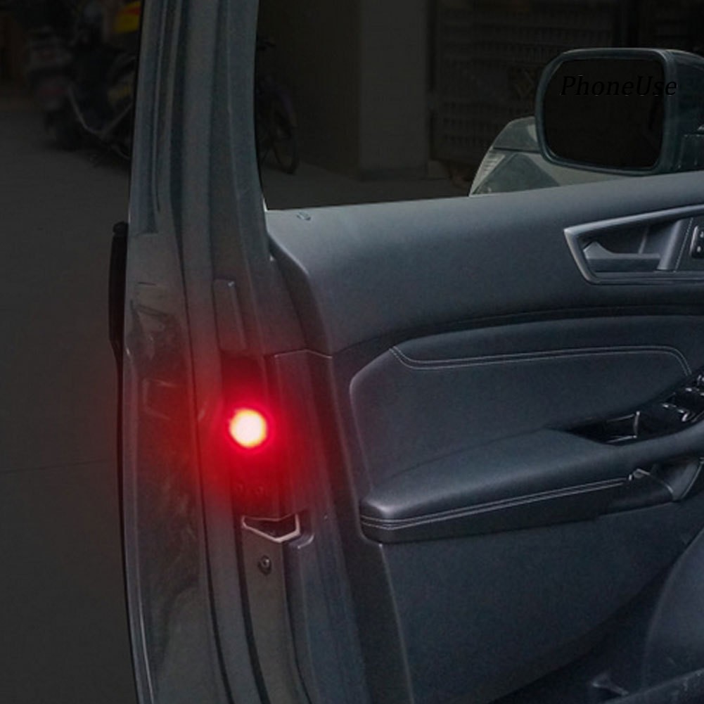 Bộ 5 đèn led cảm biến báo động chống va chạm tiện lợi khi mở cửa xe hơi