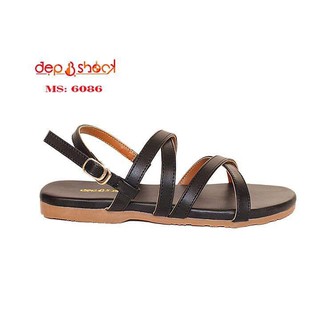 Sandal nữ quai chéo đế bằng big size - 6038