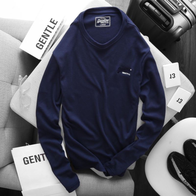 Áo thun nam tay dài cotton mềm