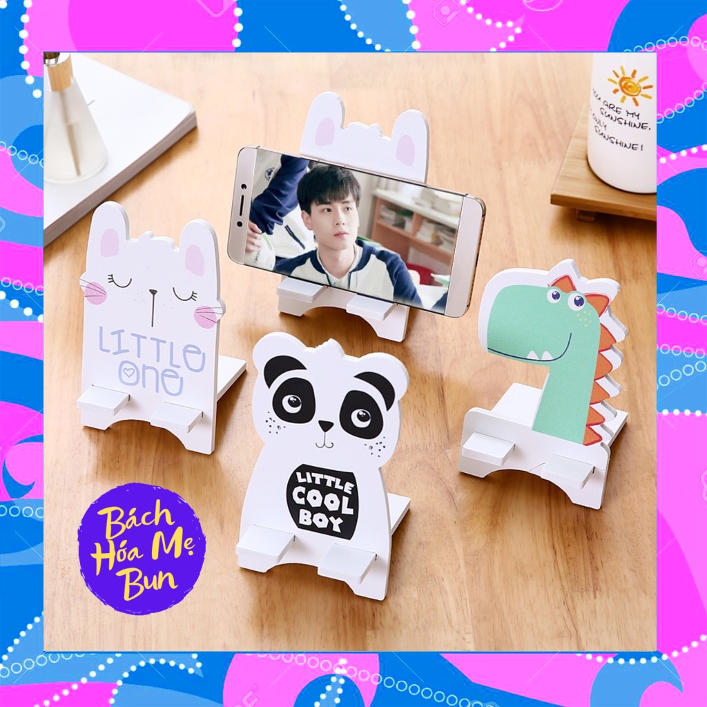 Gía đỡ điện thoại để bàn hình hoạt hình dễ thương, giá đỡ điện thoại ipad, máy tính bảng để bàn