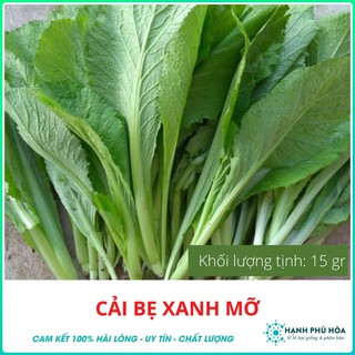 Hạt Giống Cải Bẹ Xanh Mỡ CaNaAn 15g/Gói  - Nhiều Hạt, Sinh Trưởng Manh, Trồng Quanh Năm, Lá xanh và To