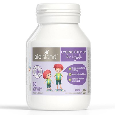 Viên uống tăng chiều cao Bio Island Lysine Stepup For Youth 60 viên
