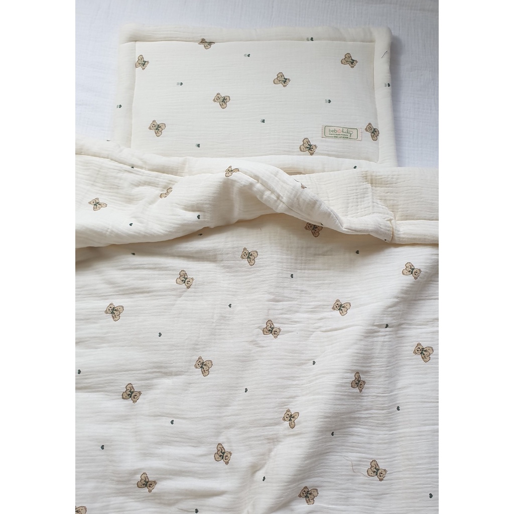 Chăn Bông Muslin Cao Cấp Bebobaby - mềm mịn & thân thiện với da Bé