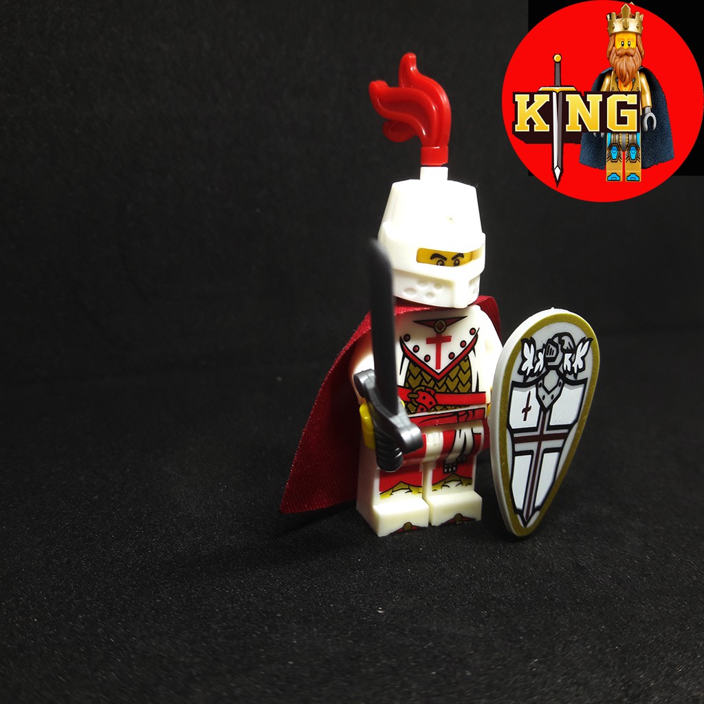 NON-LEGO Lính kiếm mũ 1 khe Kingdom Knight D818