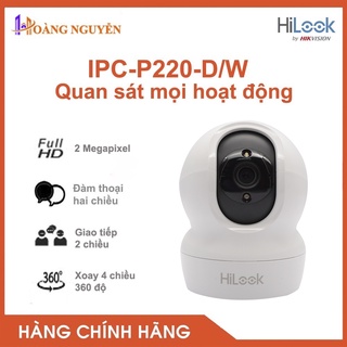 Mua  NHÀ PHÂN PHỐI  Camera Wifi HiLook Hikvision P220 Full HD 1080P 2MP - Camera Không Dây Quay Quét 360  Siêu Đẹp  Siêu Bền