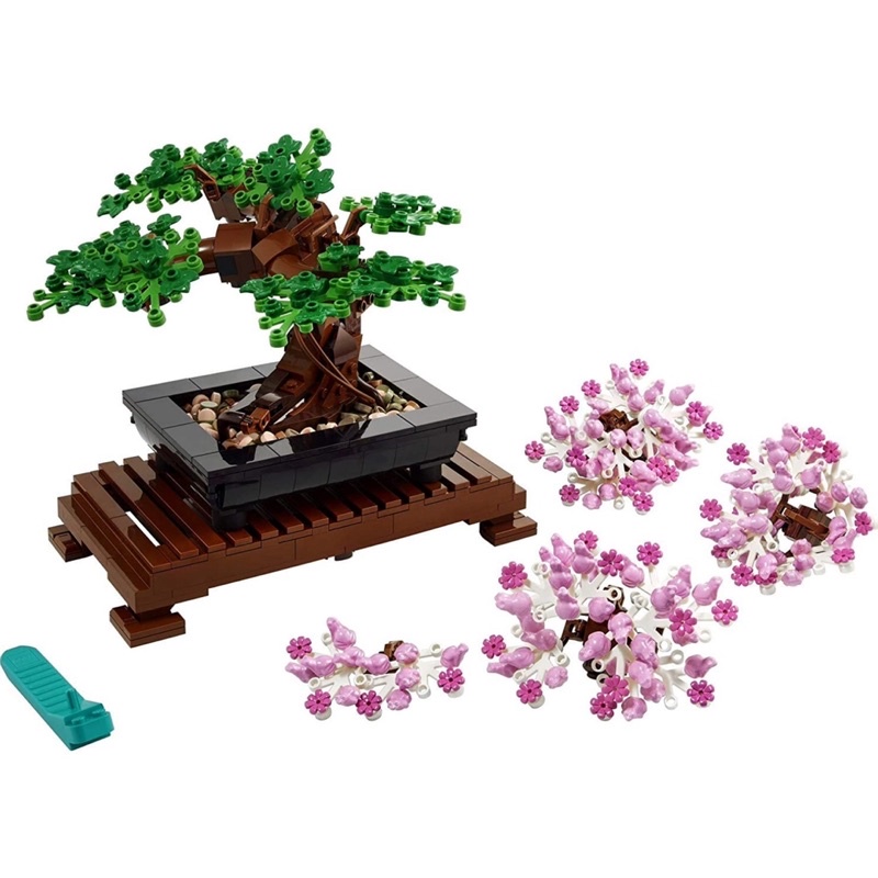 Đồ chơi lắp ráp Bonsai Tree 10281 - X19004 Xếp hình chậu cây cảnh 878 mảnh ghép