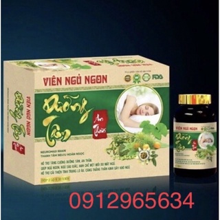 Viên uống ngủ ngon Dưỡng tâm an thần Thanh tâm ngưu hoàng ngọc 60 viên