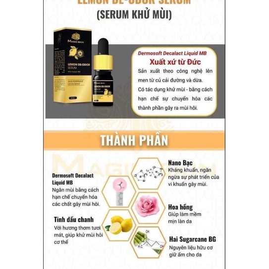 SERUM HÔI NÁCH MAGICSKIN CHÍNH HÃNG