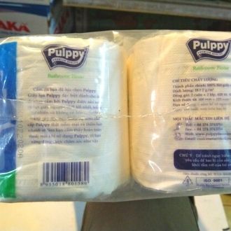 10 cuộn giấy vệ sinh Pulppy 2 lớp