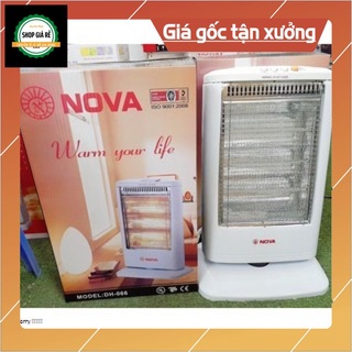 Quạt sưởi Nova, đèn sưởi Nova loại 2 bóng và 3 bóng sử dụng đèn Halogen