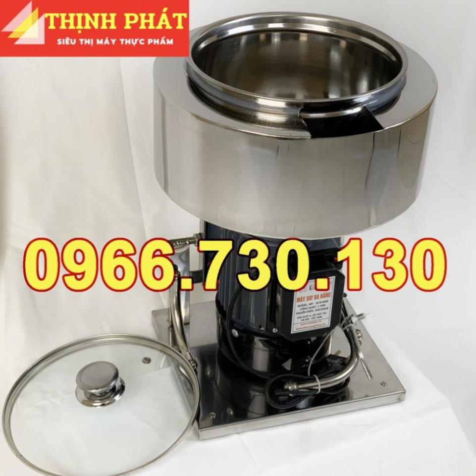 Máy xay giò chả gia đình có bao đá chân INOX công suất 1.1 KW
