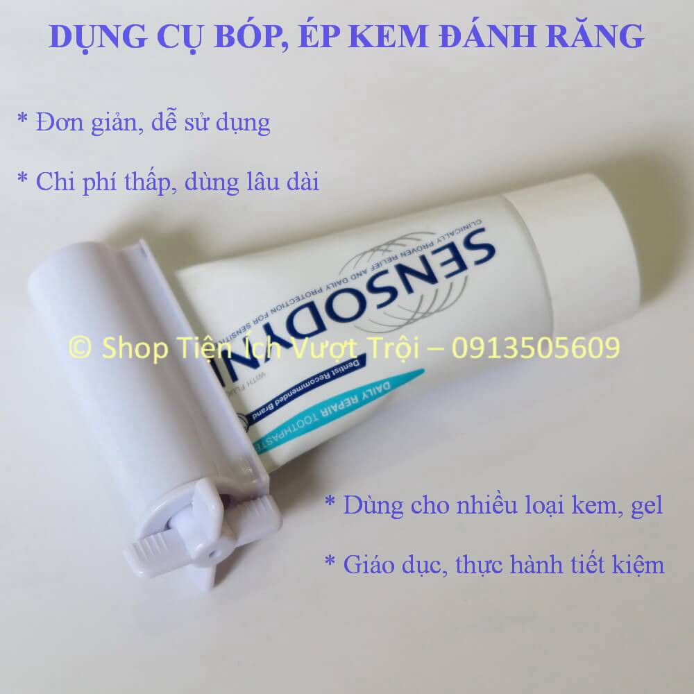 Tận dụng, tiết kiệm kem đánh răng bằng dụng cụ lấy, bóp kem đơn giản mà hiệu quả, dùng lâu dài - Shop Tiện Ích Vượt Trội