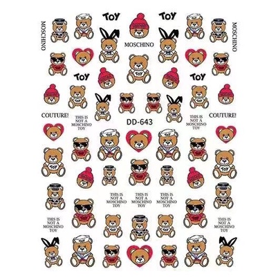 sticker trang trí nail