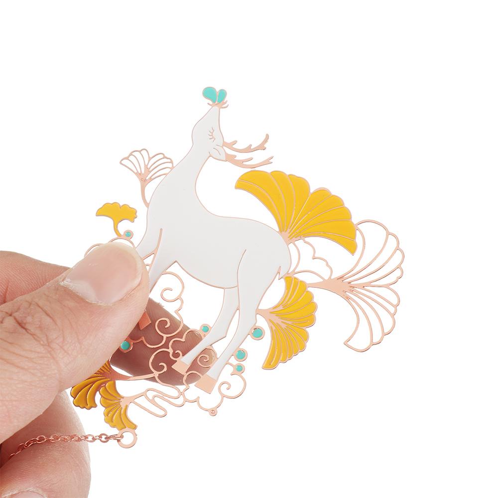 Layor1 Bookmark Mặt Dây Tua Rua Retro Đánh Dấu Trang Sách