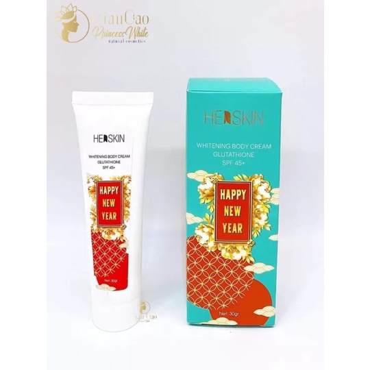 (MẪU THỬ)KEM DƯỠNG TRẮNGCHỐNG NẮNG BODY PHÂN TỬ NƯỚC HER SKIN PRNCESS WHIITE-KHÔNG GÂY BẾT DÍNHKHÔNG LỘ VÂN KEM