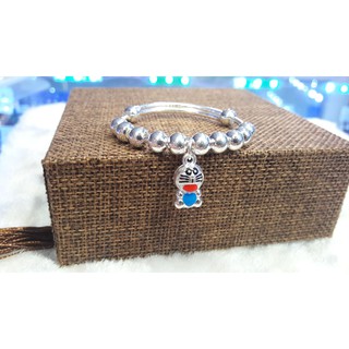 Lắc tay - lắc chân mèo Kitty bạc