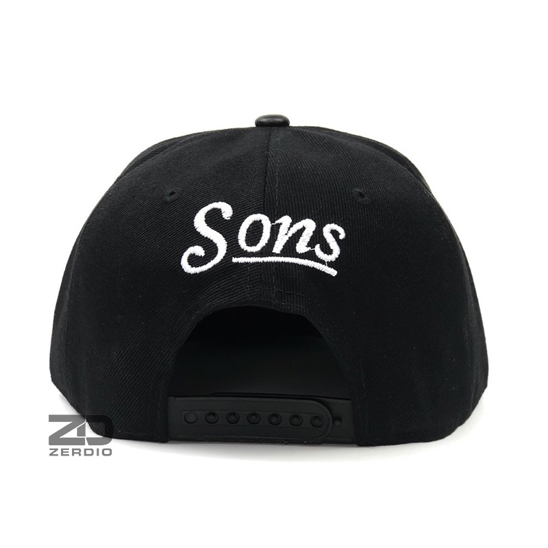 Mũ hiphop nam cao cấp, Nón Snapback chữ C mã SN59 màu đen