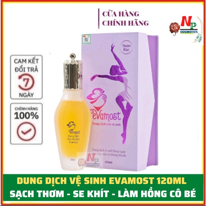 [chính hãng] Dung dịch vệ sinh Evamost 120ml - se khít, sạch thơm, làm hồng cô bé