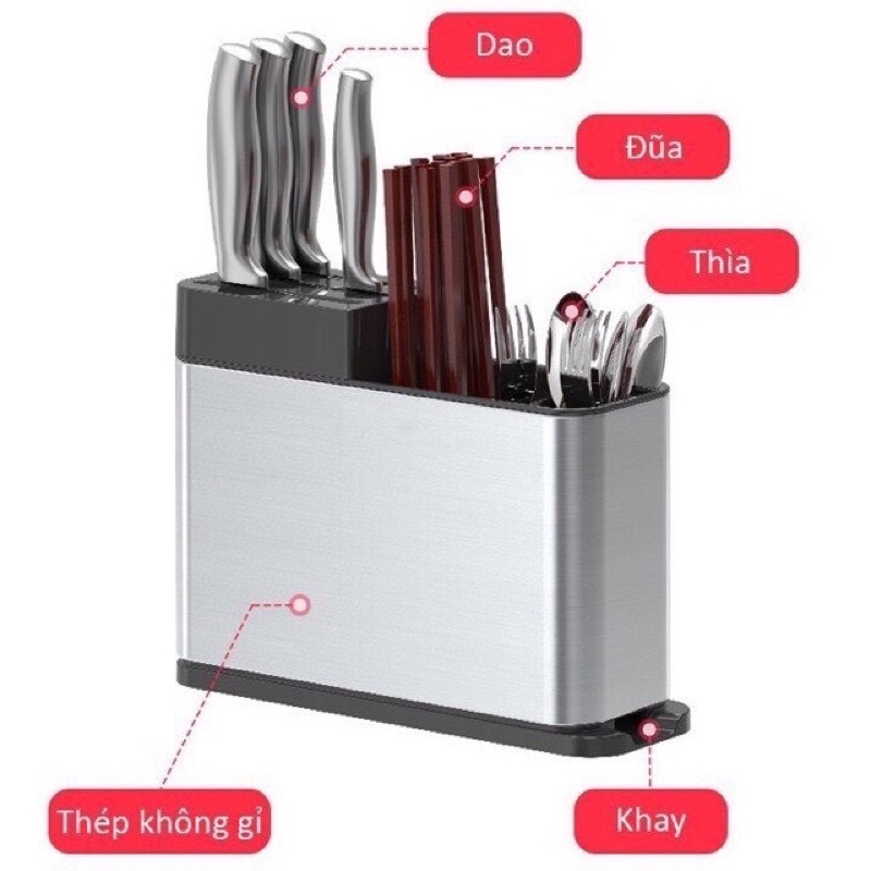 Kệ đựng dao đũa thìa SINOART