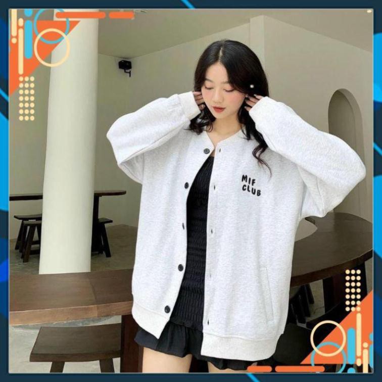 [Mặc Là Đẹp ] ÁO KHOÁC NỈ - ÁO CARDIGAN NỈ MIF CLUB THÊU FROM CHUẨN , ÁO NỈ THỜI TRANG .AK | BigBuy360 - bigbuy360.vn