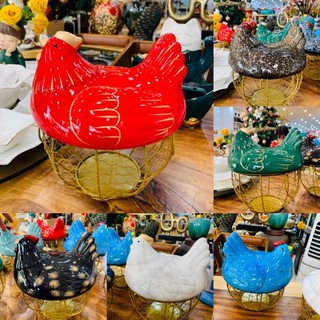 Rổ đựng trứng gà Bát Tràng - BT025