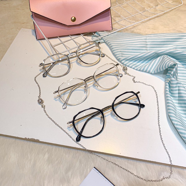 👓 Gọng kính viền nhựa lõi kim loại thời trang hot nhất nam nữ 8854