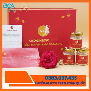 Bột Nhân Sâm Canada CND GINGSENG - 5 lọ/hộp