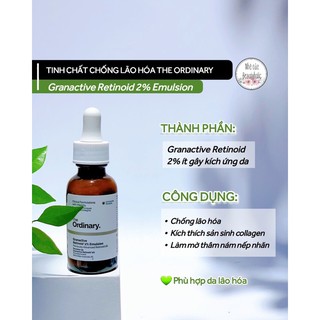 Tinh chất chống lão hóa THE ORDINARY GRANACTIVE RETINOID 2% EMULSION