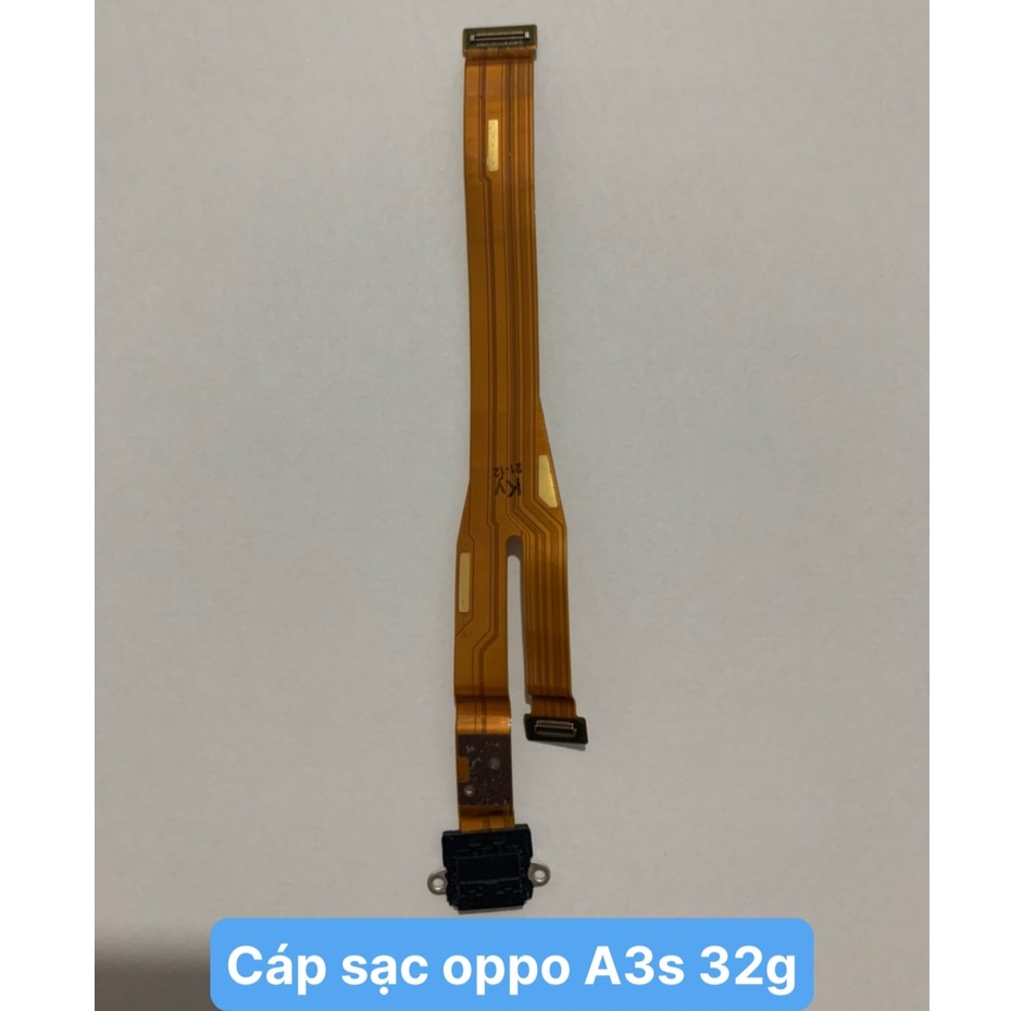 Cáp sạc, chân sạc rời Zin oppo A3s - 32g / bản có lỗ chọc sim trên