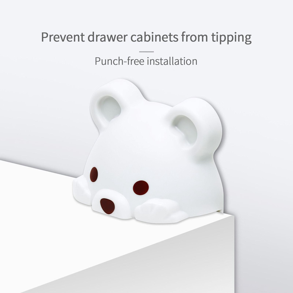 Dụng Cụ Neo Tủ Bảo Vệ An Toàn Cho Bé Chống Rơi Màu Cầu Vồng