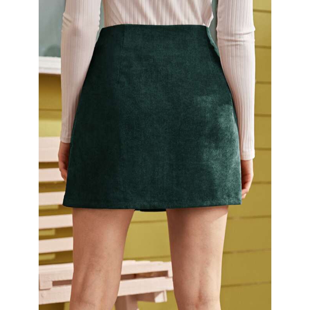 Chân Váy Bút Chì Lưng Cao Thời Trang Thu Đông Cho Nữ