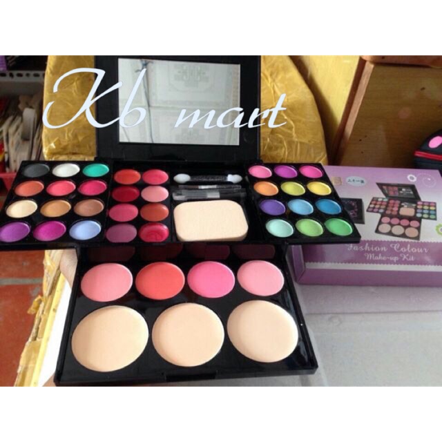 Bộ kit 5 in 1 phấn mắt- phấn nền-son ADS