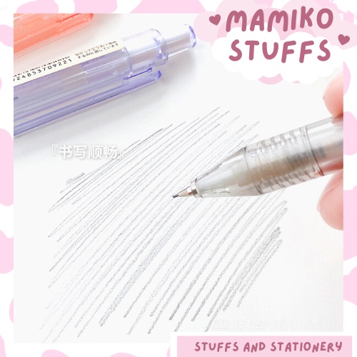 BÚT CHÌ BẤM TRONG SUỐT NGÒI 0.5 SIÊU XINH MINIMALIST