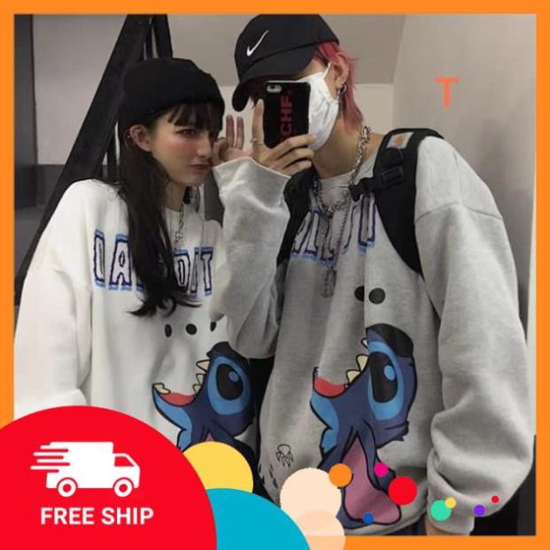 FREESHIP - XẢ KHO CẮT LỖ CHUYÊN SỈ Áo đôi thú há mồm bo tay Tr&Đ MT