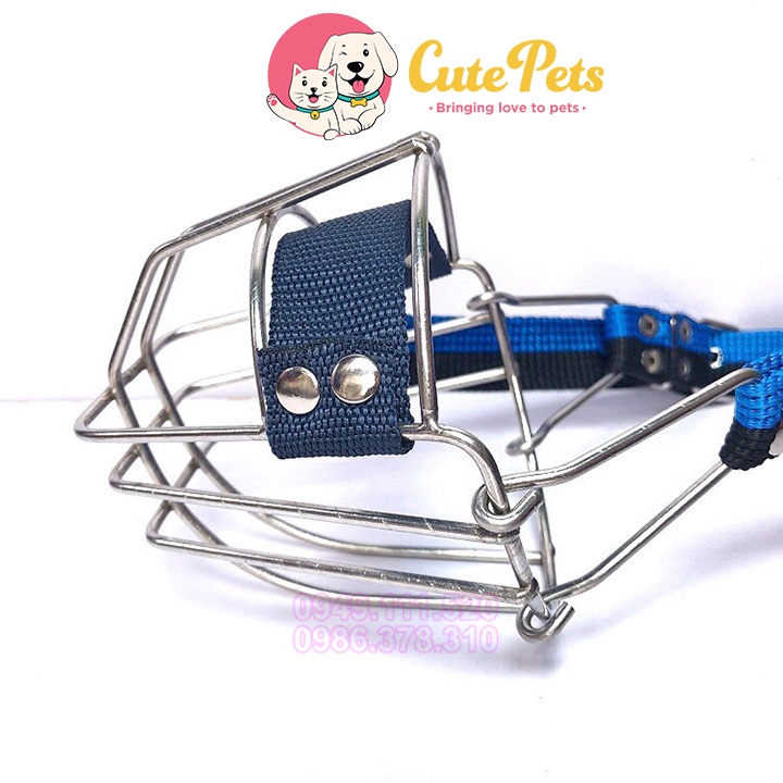 Rọ mõm Inox cho chó rọ kim loại cho thú cưng - Phụ Kiện Thú Cưng
