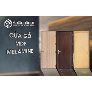 CỬA GỖ CÔNG NGHIỆP MDF MELAMINE MẪU MỚI