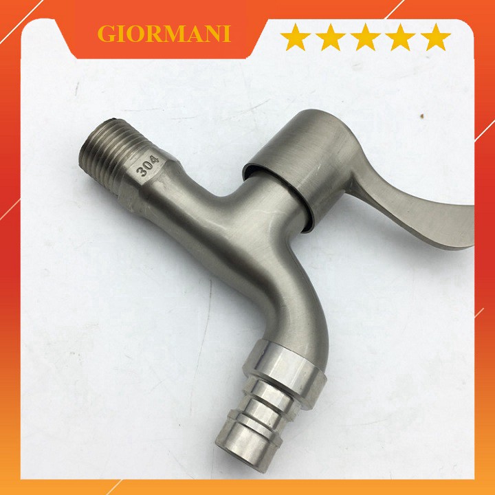 Van khóa, Vòi xả nhanh phi 21 inox 304 cao cấp VXN04