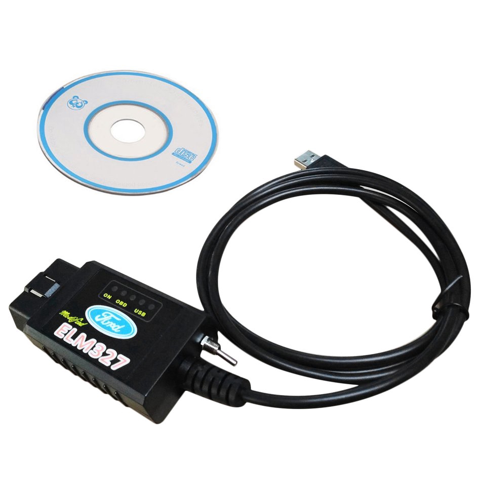 Cáp chuẩn đoán USB ELM327 MS-CAN HS-CAN Forscan OBD2 dành cho Ford