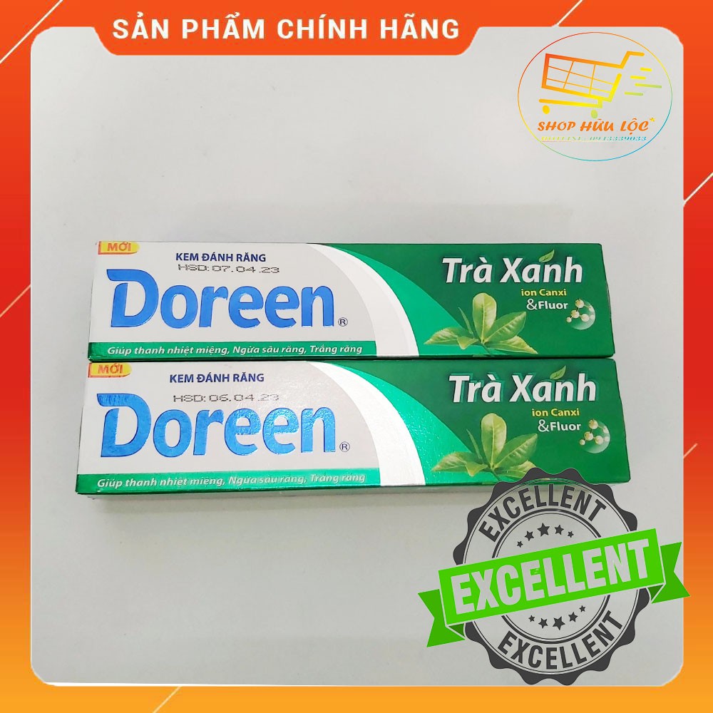 Kem Đánh Răng Doreen Hương Trà Xanh 200g